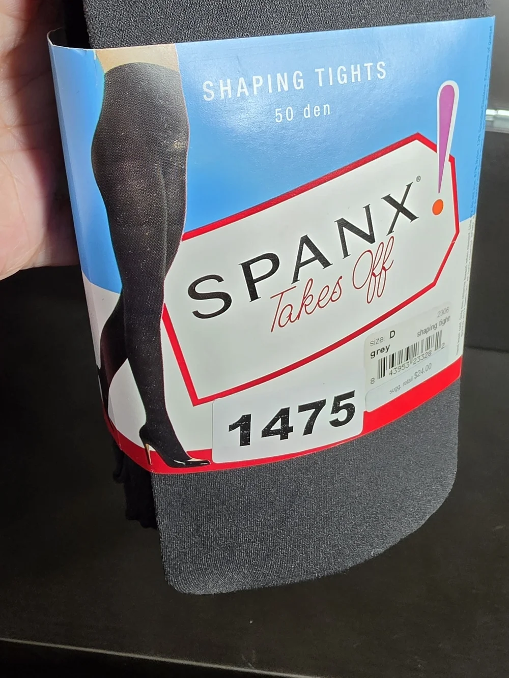 SPANX Takes Off Shaping Tights  in Grey Size D